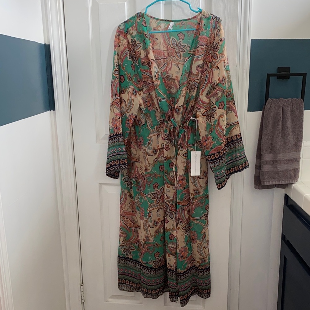 Live 4 Truth Multicolor Paisley Kimono